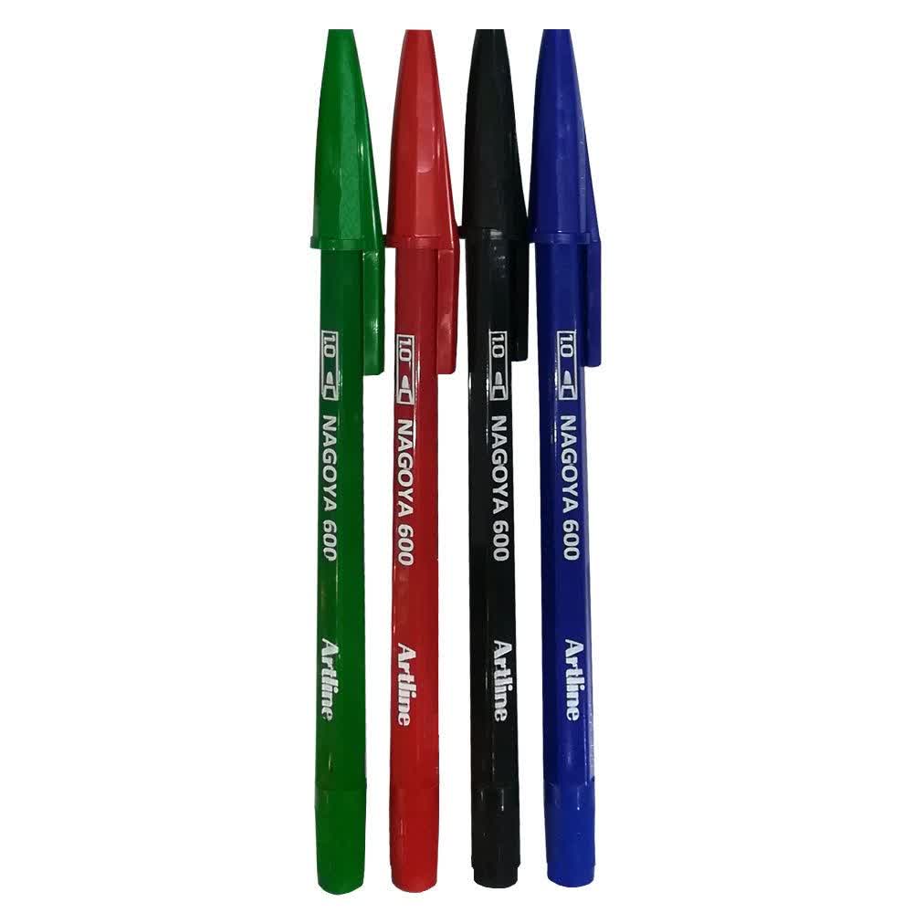 خودکار فوق روان آرت لاین در ۴ رنگ قرمز ،آبی، مشکی ، سبز