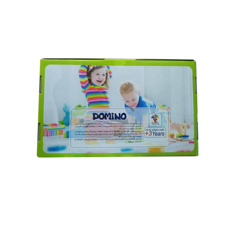 بازی فکری دومینو مدل دومینو، شامل 100 قطعه پلاستیکی در 10 رنگ مختلف، مناسب کودکان و نوجوانان با هدف تقویت هوش، مهارت و تمرکز، بازی تک نفره با مدت زمان کمتر از یک ساعت